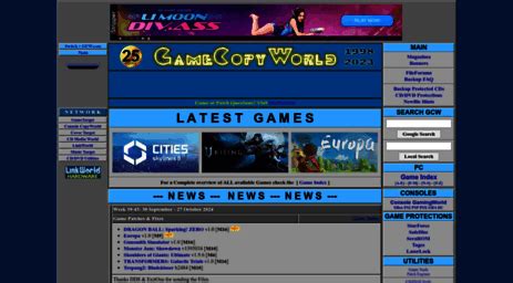 gamecopyworld|PC Game Trainers, Cheats No.